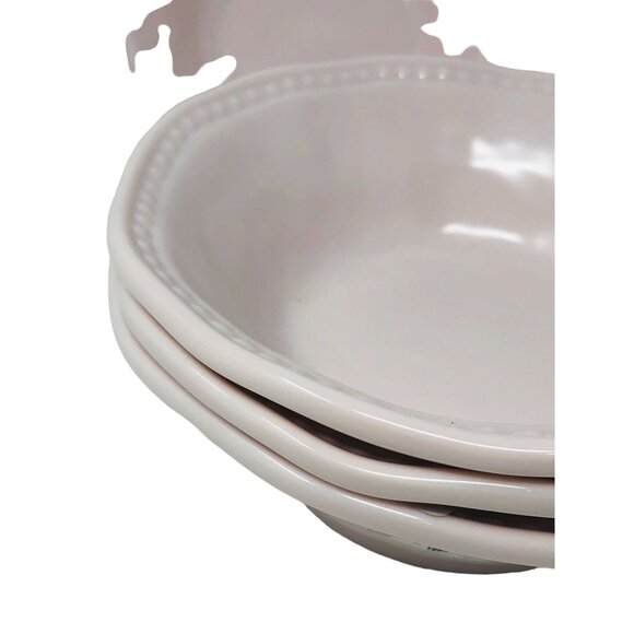 Tommy Bahama Melamine Pink Salad Pasta Soup Cereal Bowls Round Set of 4 - Picture 5 of 5